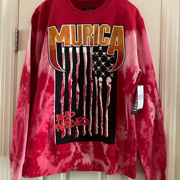 RED THIEVES BAND CREW NECK - Picture 2 of 5